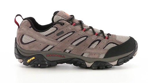 Merrell Men's Moab 2 Waterproof Hiking Shoes 360 View - image 10 from the video