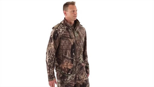 Guide Gearï¿½ Men's Softshell Hunting Jacket 360 View - image 1 from the video