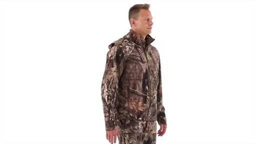 Guide Gearï¿½ Men's Softshell Hunting Jacket 360 View - image 2 from the video