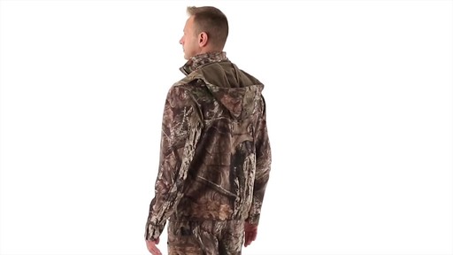 Guide Gearï¿½ Men's Softshell Hunting Jacket 360 View - image 7 from the video