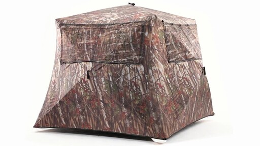 Guide Gear Camo Flare Out 5-Hub Ground Hunting Blind 360 View - image 1 from the video
