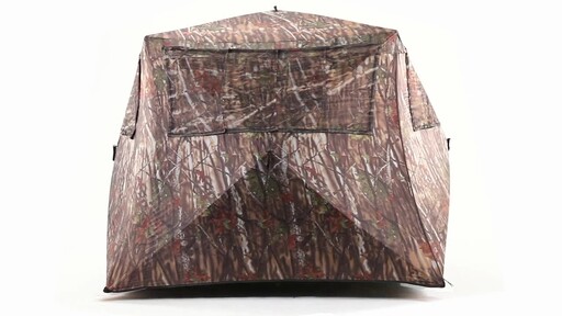 Guide Gear Camo Flare Out 5-Hub Ground Hunting Blind 360 View - image 3 from the video