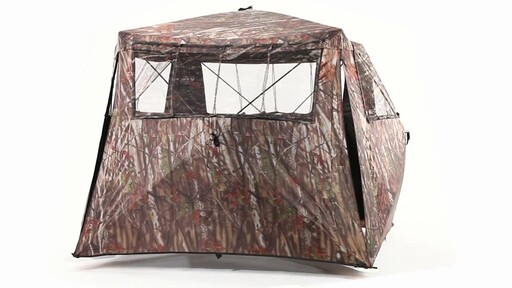Guide Gear Camo Flare Out 5-Hub Ground Hunting Blind 360 View - image 6 from the video