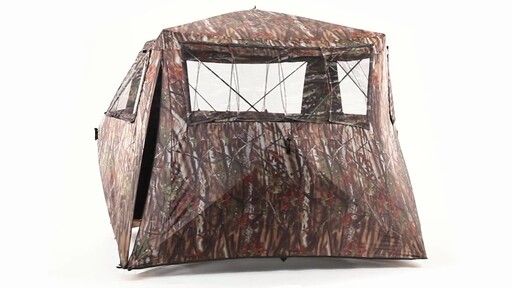 Guide Gear Camo Flare Out 5-Hub Ground Hunting Blind 360 View - image 8 from the video