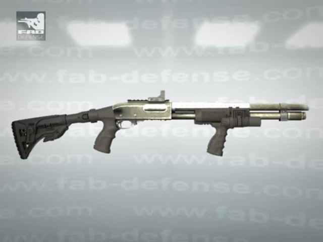FAB Defense AR-15 Buttstock with Cheek Riser Mil Spec - image 10 from the video