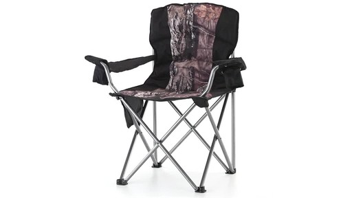 Guide Gear Mossy Oak Break-Up COUNTRY Oversized King Chair 500-lb.Capacity 360 View - image 3 from the video