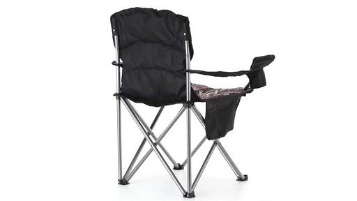 Guide Gear Mossy Oak Break-Up COUNTRY Oversized King Chair 500-lb.Capacity 360 View - image 8 from the video