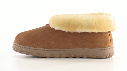 Guide Gear Men's Suede Bootie Slippers 360 View - image 4 from the video