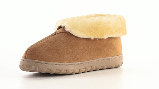 Guide Gear Men's Suede Bootie Slippers 360 View - image 5 from the video