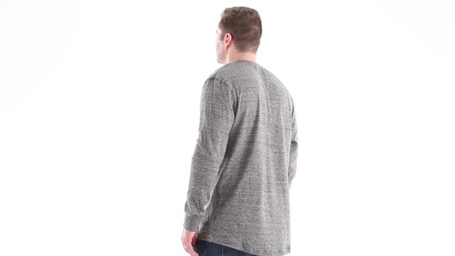 Guide Gear Men's Double-lined Long Sleeve Henley 360 View - image 4 from the video