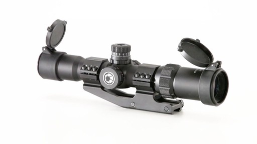Barska SWAT-AR 1-4x28mm Illuminated Mil-Dot Rifle Scope 360 View - image 1 from the video