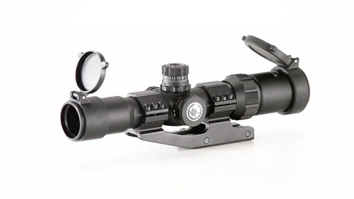 Barska SWAT-AR 1-4x28mm Illuminated Mil-Dot Rifle Scope 360 View - image 10 from the video