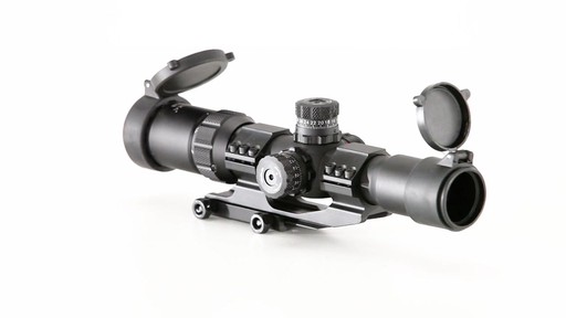 Barska SWAT-AR 1-4x28mm Illuminated Mil-Dot Rifle Scope 360 View - image 7 from the video