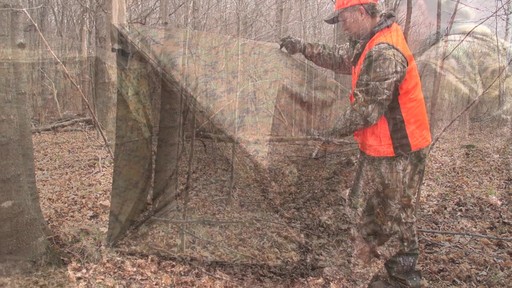 Guide Gear Silent Adrenaline Camo Ground Hunting Blind - image 2 from the video