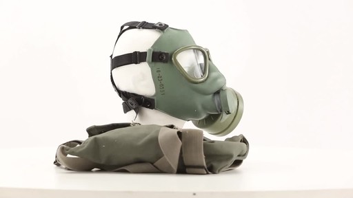 Serbian Military Surplus M1 Gas Mask with Bag Like-new - image 1 from the video