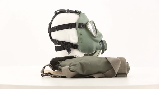 Serbian Military Surplus M1 Gas Mask with Bag Like-new - image 2 from the video