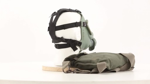 Serbian Military Surplus M1 Gas Mask with Bag Like-new - image 3 from the video