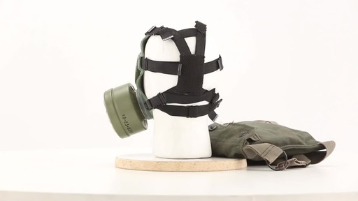 Serbian Military Surplus M1 Gas Mask with Bag Like-new - image 5 from the video