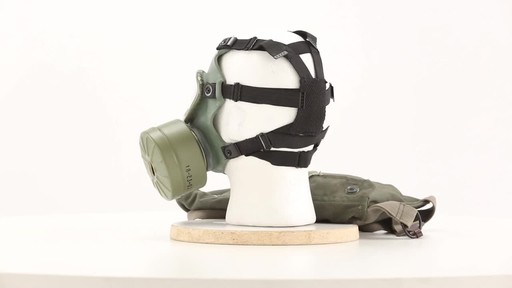 Serbian Military Surplus M1 Gas Mask with Bag Like-new - image 6 from the video