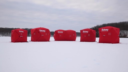 Eskimo QuickFish 3 Ice Fishing Shelter - image 10 from the video