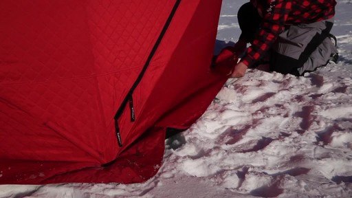 Eskimo QuickFish 3 Ice Fishing Shelter - image 8 from the video