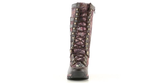 Guide Gear Men's Leather Snake Boots Waterproof Side Zip 360 View - image 2 from the video
