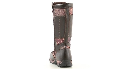 Guide Gear Men's Leather Snake Boots Waterproof Side Zip 360 View - image 7 from the video