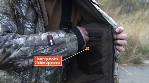 Guide Gear Guide Dry Men's Hunting Parka Waterproof Insulated Breathable - image 6 from the video