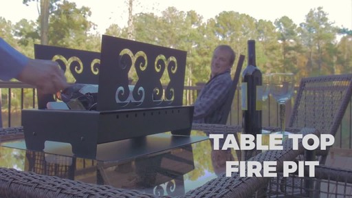 TABLE TOP FIRE PIT  - image 1 from the video