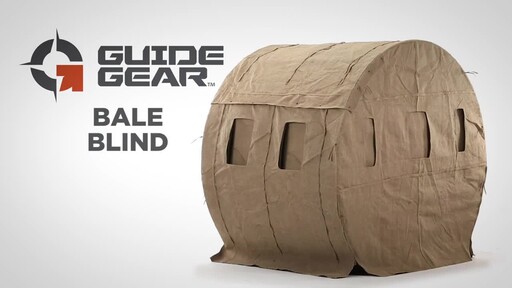 Guide Gear Bale Blind Ground Blind - image 1 from the video