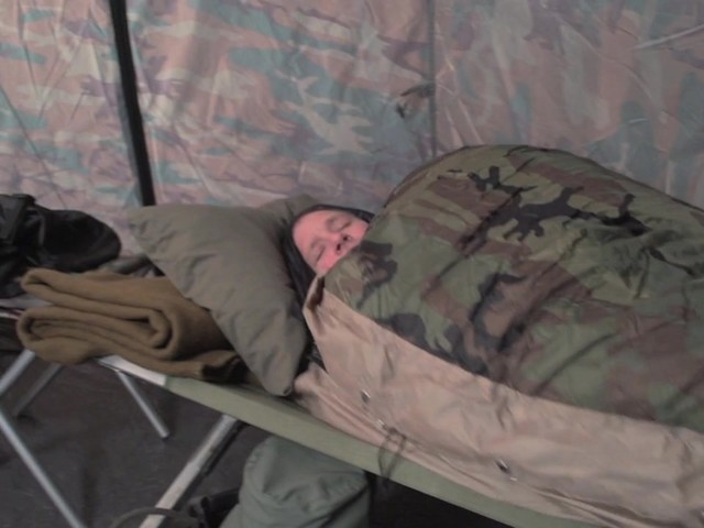 HQ ISSUE Military-style ECWS Sleeping Bag - image 8 from the video