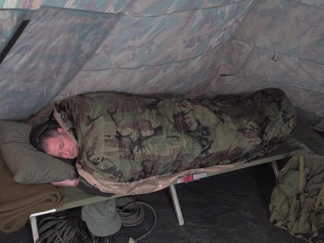 HQ ISSUE Military-style ECWS Sleeping Bag - image 9 from the video