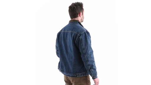 Guide Gear Men's Quilt Lined Denim Jacket 360 View - image 3 from the video