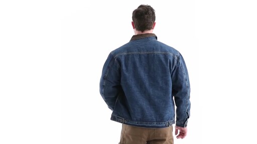 Guide Gear Men's Quilt Lined Denim Jacket 360 View - image 4 from the video