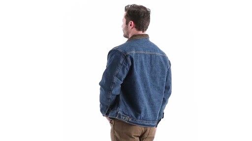 Guide Gear Men's Quilt Lined Denim Jacket 360 View - image 5 from the video
