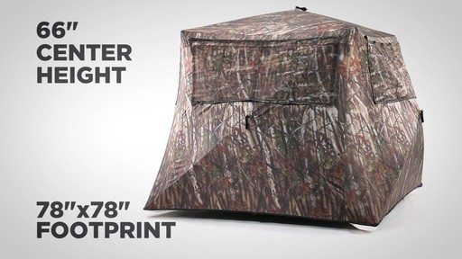 Guide Gear Camo Flare Out 5-Hub Ground Hunting Blind - image 5 from the video