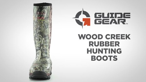 Guide Gear Men's Wood Creek Rubber Hunting Boots Waterproof - image 1 from the video