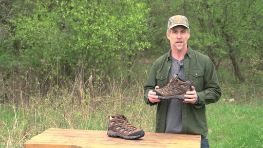 Merrell Men's Pulsate Mid Waterproof Hiker Boots Realtree Camo - image 10 from the video