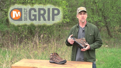 Merrell Men's Pulsate Mid Waterproof Hiker Boots Realtree Camo - image 3 from the video