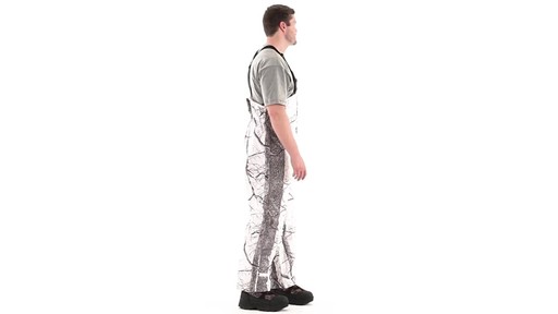 Huntworth Snow Camo Hunting Bibs 360 View - image 1 from the video