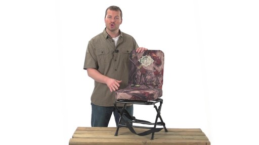 Guide Gear Swivel Hunting Chair Camo - image 3 from the video