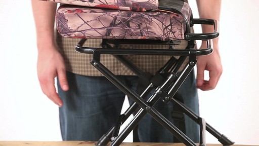 Guide Gear Swivel Hunting Chair Camo - image 8 from the video