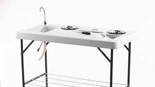Guide Gear Deluxe Game Processing Table with Faucet and Accessories 360 View - image 9 from the video