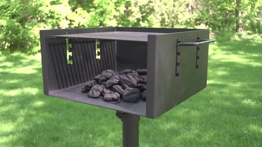 Guide Gear Heavy-Duty Park-Style Grill Extra Large - image 10 from the video