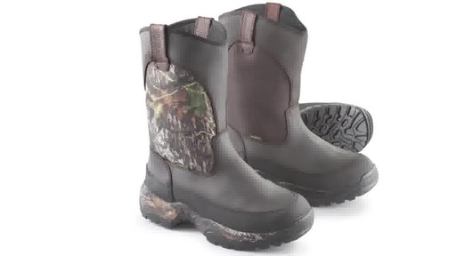 Guide Gear Men's Hunting Pull-On Boots 1000 Gram Thinsulate Waterproof - image 1 from the video