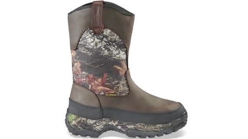 Guide Gear Men's Hunting Pull-On Boots 1000 Gram Thinsulate Waterproof - image 6 from the video