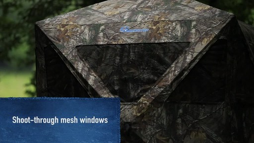 Care Taker Hub Hunting Blind Realtree Xtra - image 4 from the video
