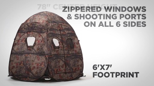 Guide Gear Super Magnum 6-Panel Spring Steel Hunting Blind - image 5 from the video