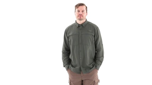 Guide Gear Men's Traverse Long Sleeve Shirt 360 View - image 7 from the video