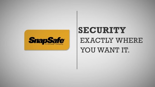 SnapSafe Pistol Rack - image 1 from the video